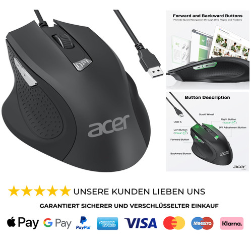 Ergonomische kabelmaus 3200 - ergonomische,