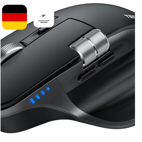 Tecknet funkmaus bluetooth 3 - funkmaus,